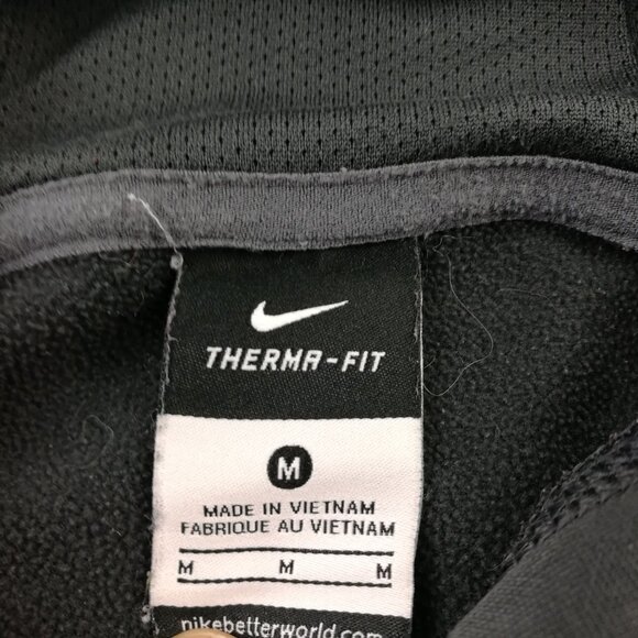 NC State Wolfpack Hoodie Sweatshirt Nike Center Swoosh Therma Fit Mens Medium - Picture 5 of 10